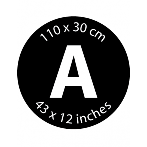Mærke A - 110 x 30 cm
